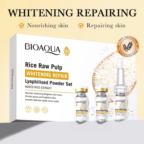 BIOAQUA Rice Raw Powder Lyophilized Serum 12pcs Set