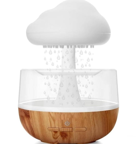 Mushroom Rain Cloud Humidifier Water Drop