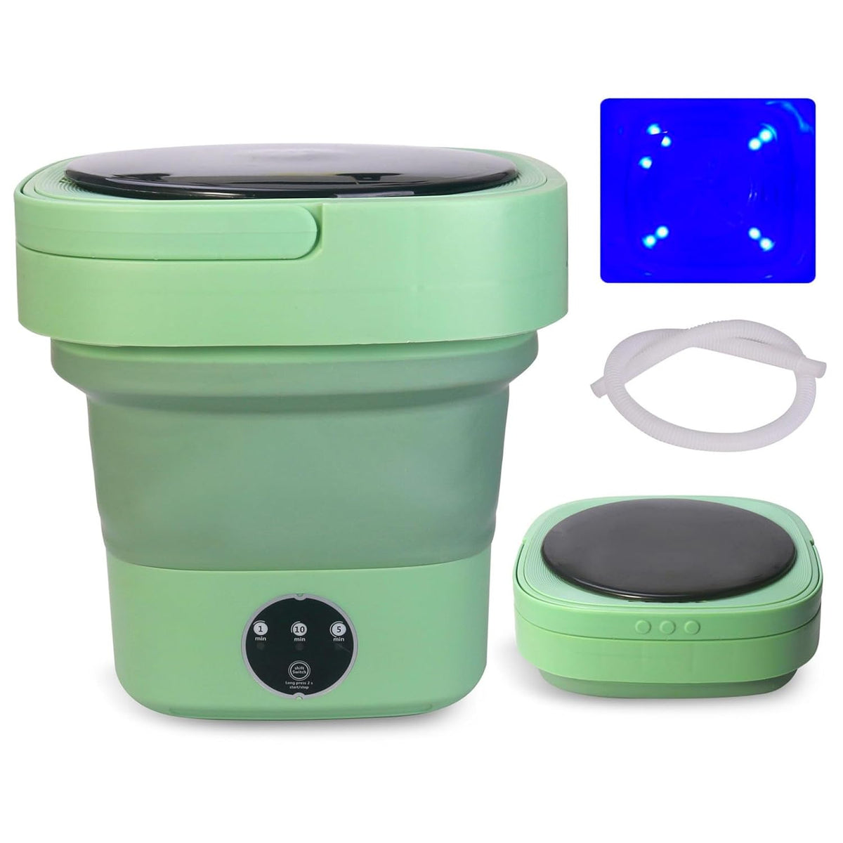 Portable Washing Machine,Mini Foldable Washer