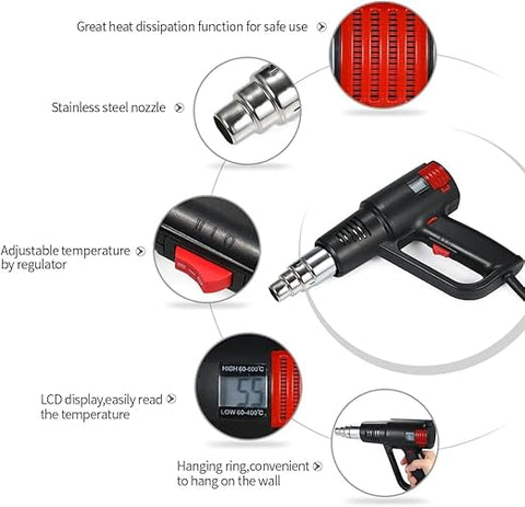 GPECTIFO Electric Hot Air Gun,2000W