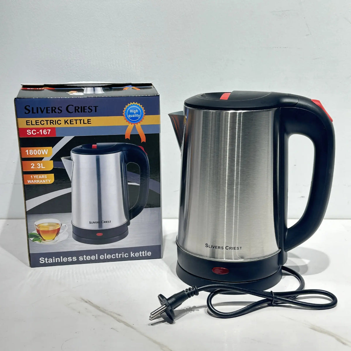 220v Stainless Steel Boiler Tea Maker Kettle