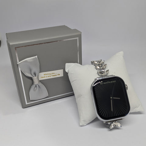 Apple Series 10 Watch with Luxury Jewelry Strap & Gift Box – The Perfect Gift for Your Loved Ones