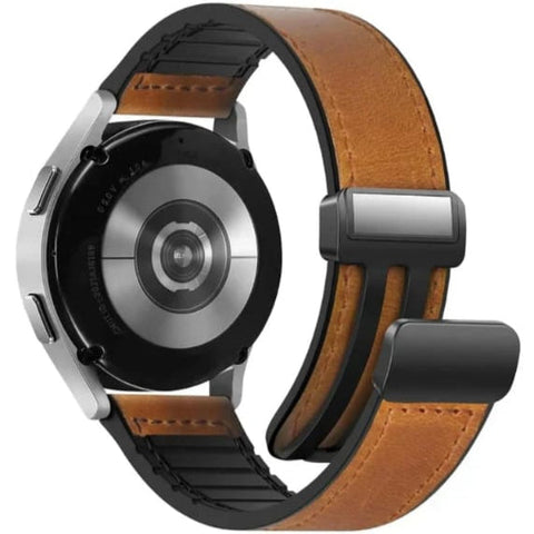 Rock luxury watch with magnetic strap