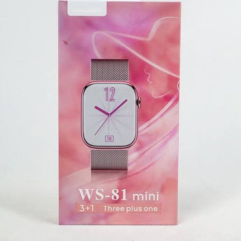 Wisme WS 81 Mini Smartwatch with 3 Strap