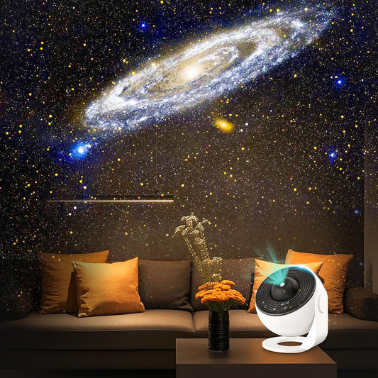 Planetarium Star Projector - Galaxy Projector with 13 Film Discs, Realistic Starry Sky Night Light