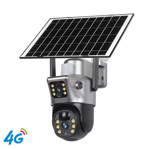 AI SOLAR 4G CCTV DUAL LENSE OUTDOOR CAMERA